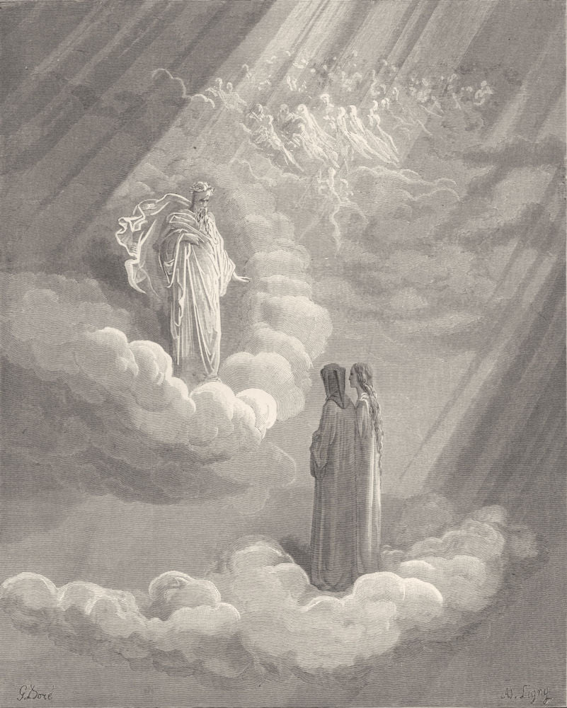 DANTE. Florence that maim'd stone which guards bridge victim 1893 old print